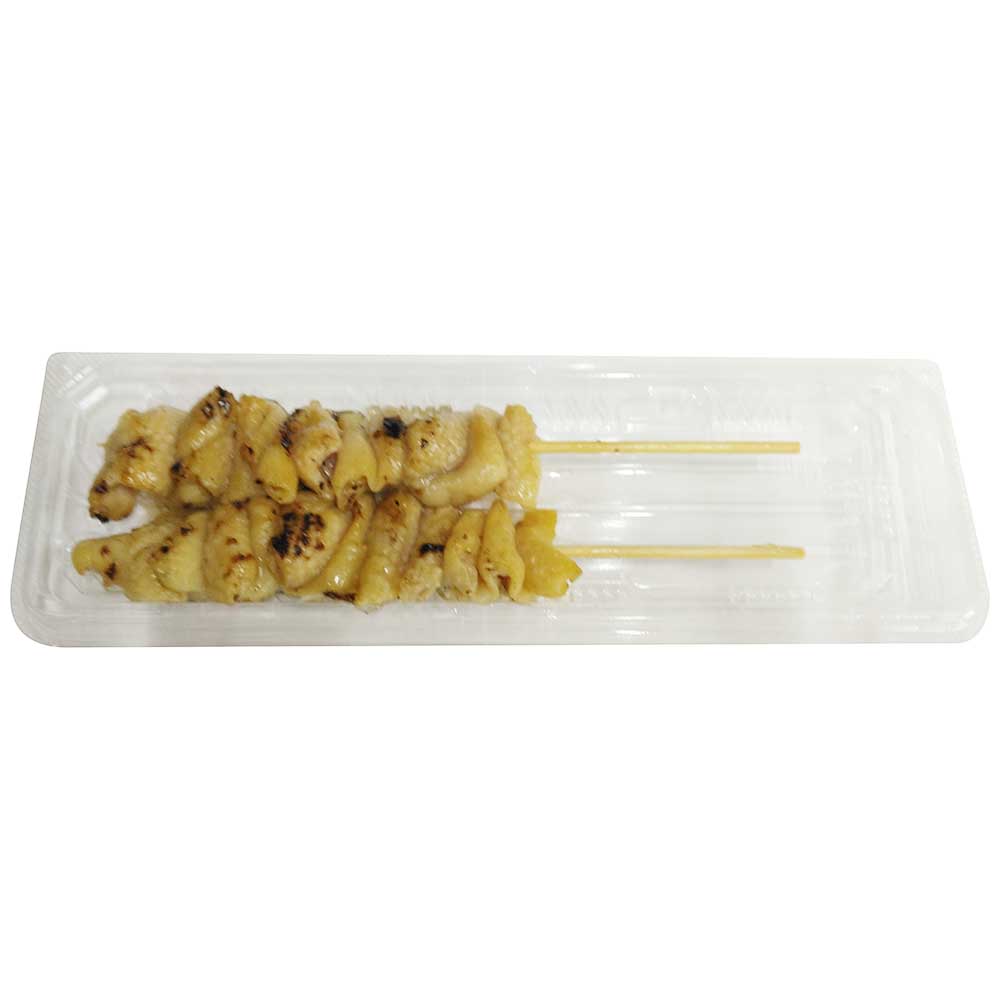 炭火焼鳥串：皮（塩）