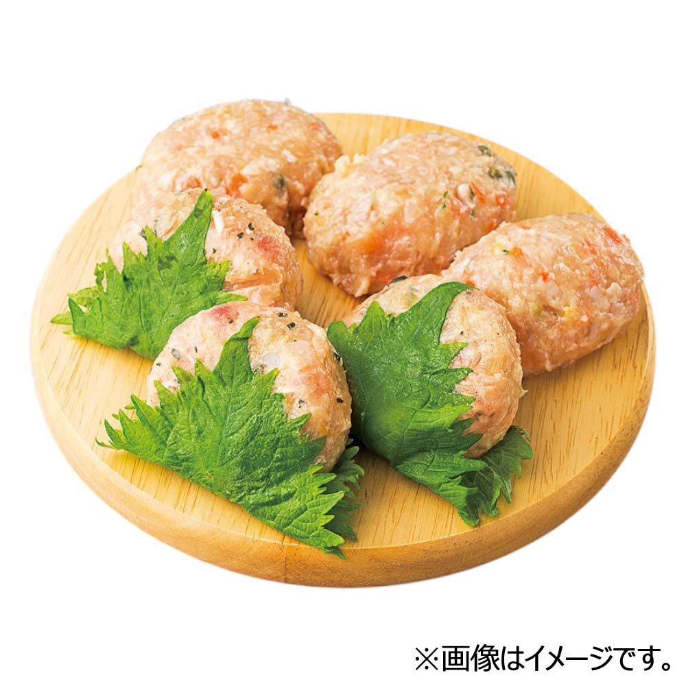 あら挽き鶏つくね焼用（軟骨・大葉入り）　6個