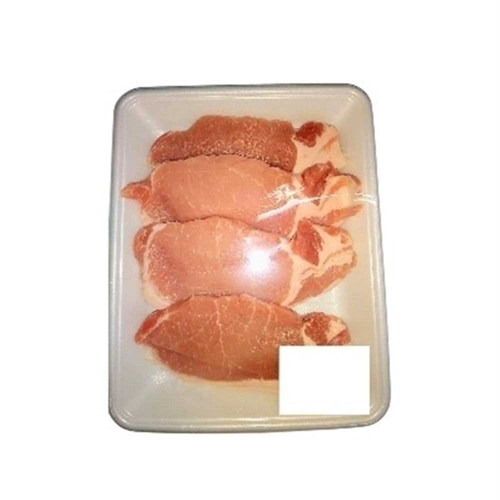 ☆【グラム売】三元豚ロースとんかつ用(カナダ産) 4枚 約500g