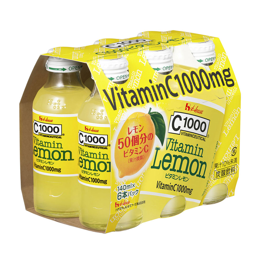 C1000 ビタミンレモン １４０ml×６本パック