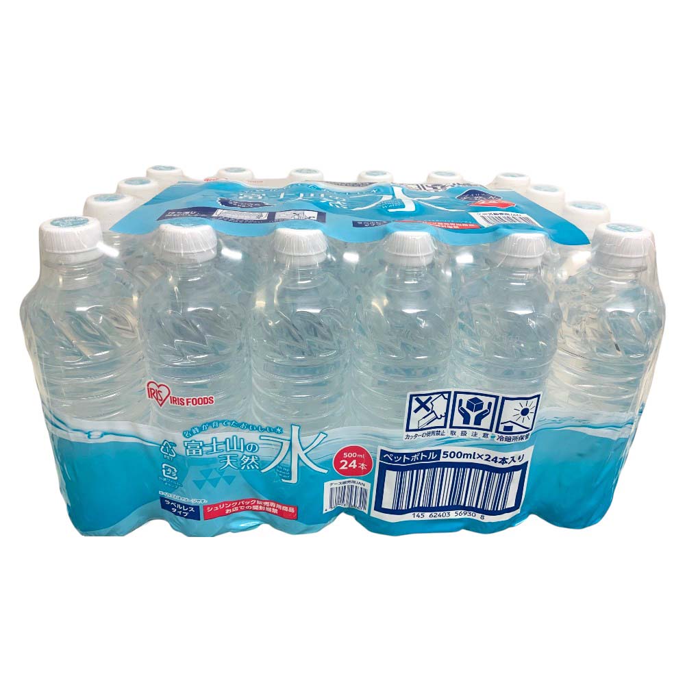 【ケース販売限定】富士山の天然水　ラベルレス　500ｍｌ　24本入