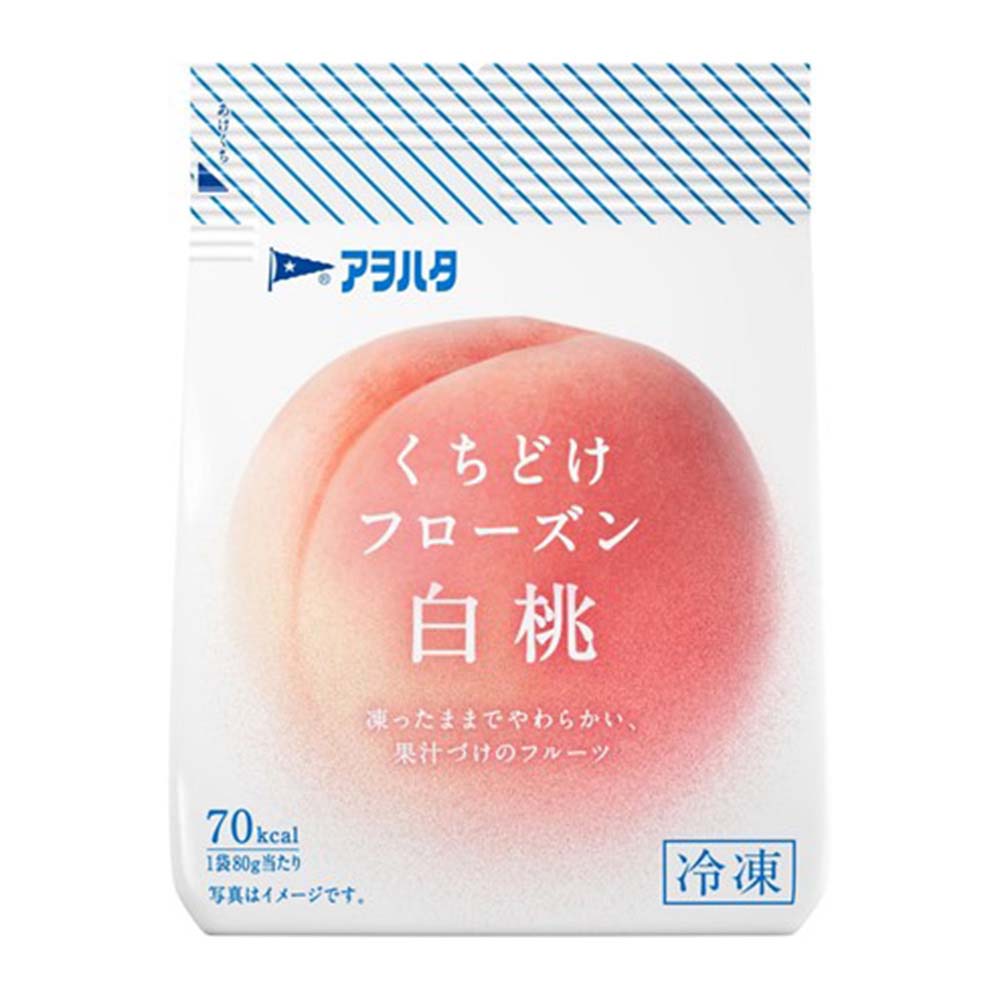 アヲハタ　くちどけフローズン　白桃　80ｇ