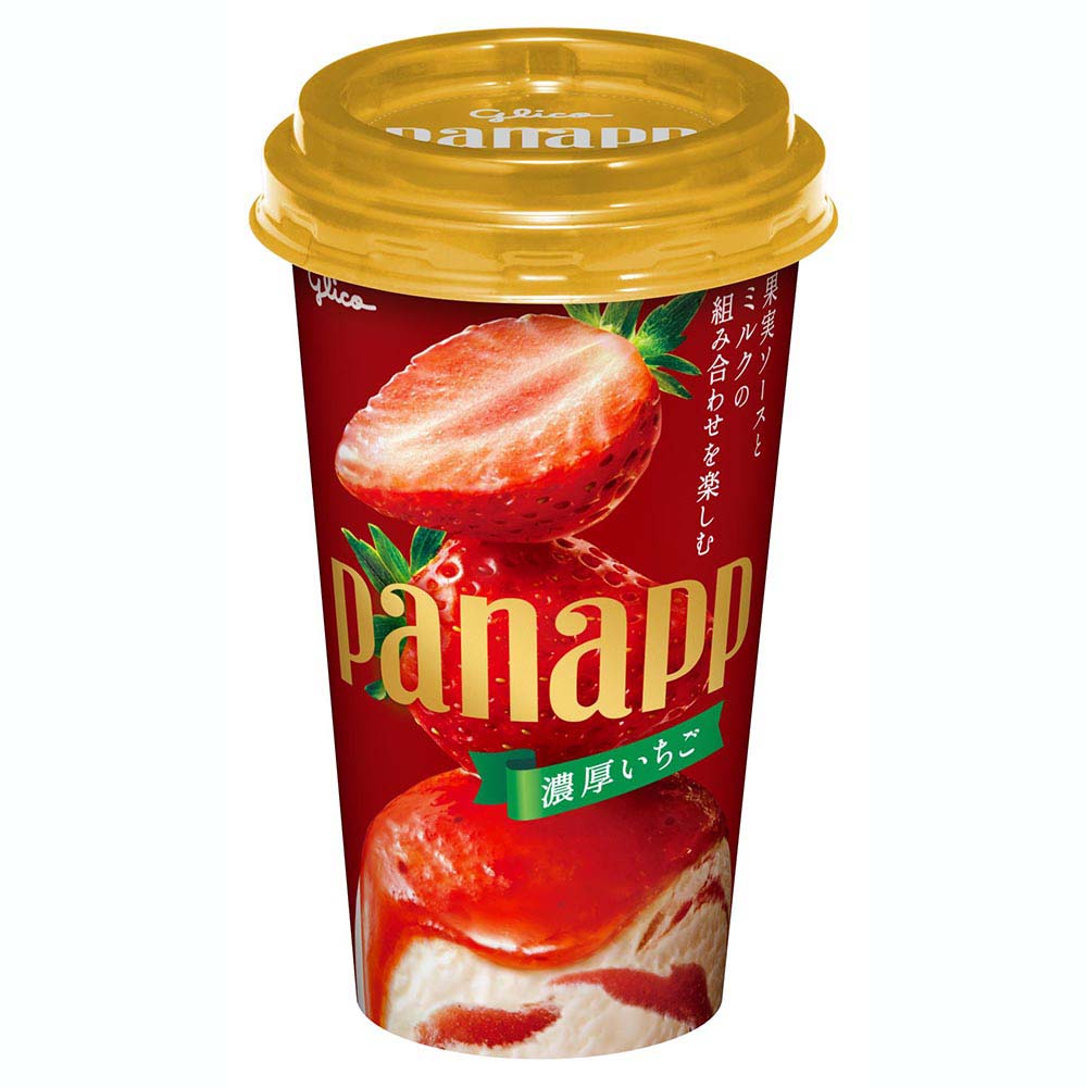 グリコ　パナップ　濃厚いちご　155ml