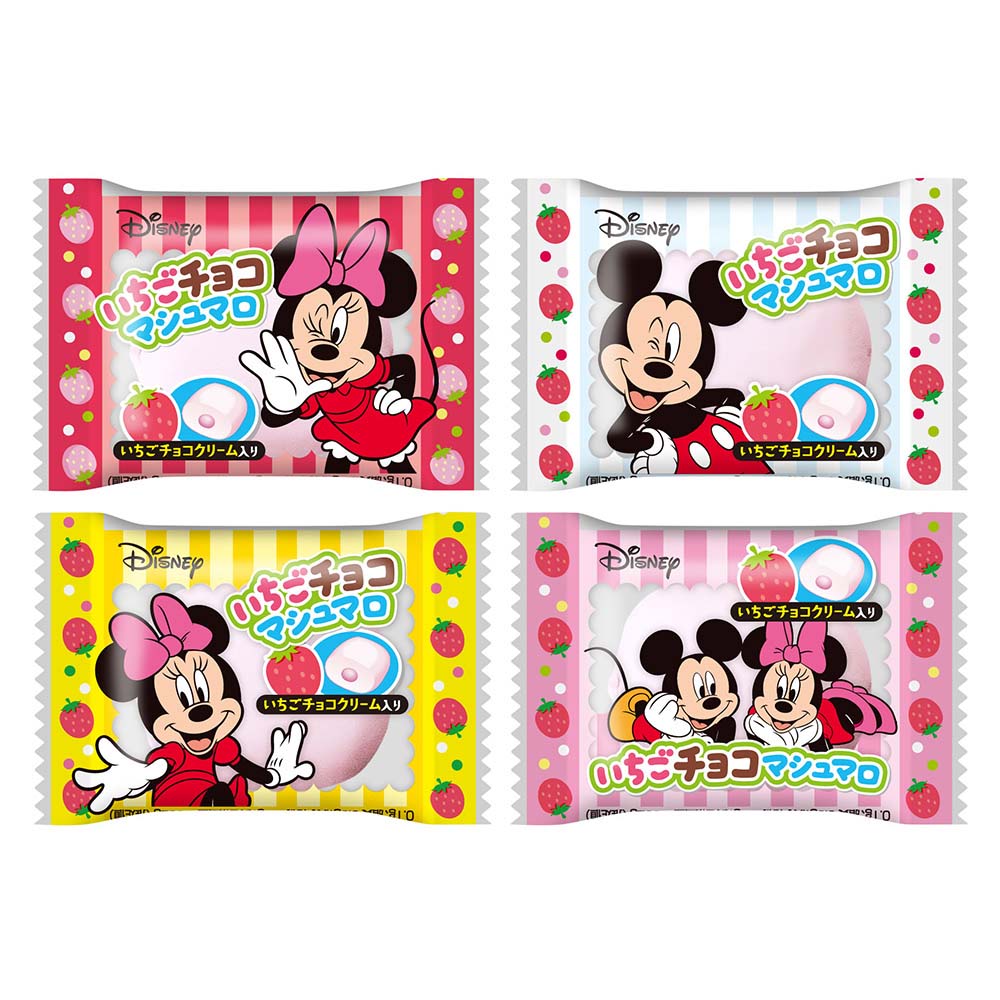 エイワ　ミッキー＆ミニー　いちごチョコマシュマロ　1個[＊パッケージの指定はできません］