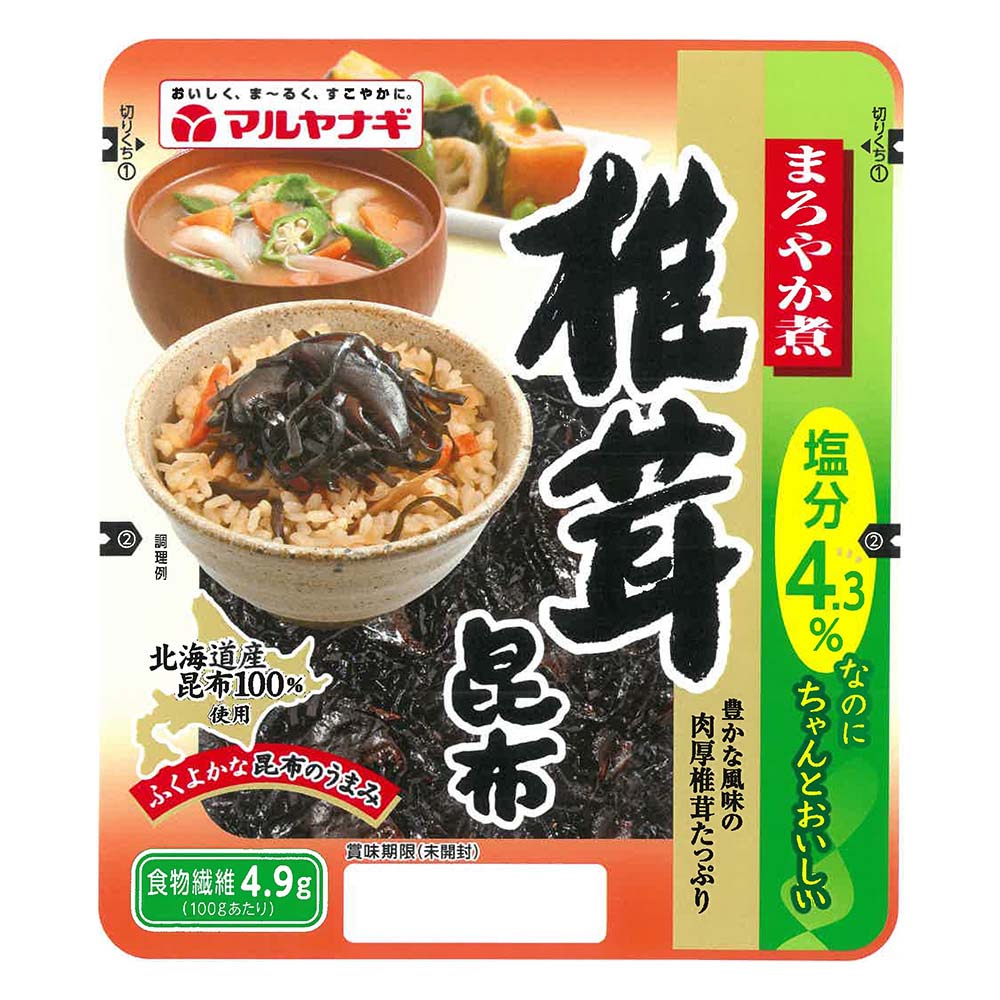 マルヤナギ　まろやか煮　椎茸昆布　90ｇ