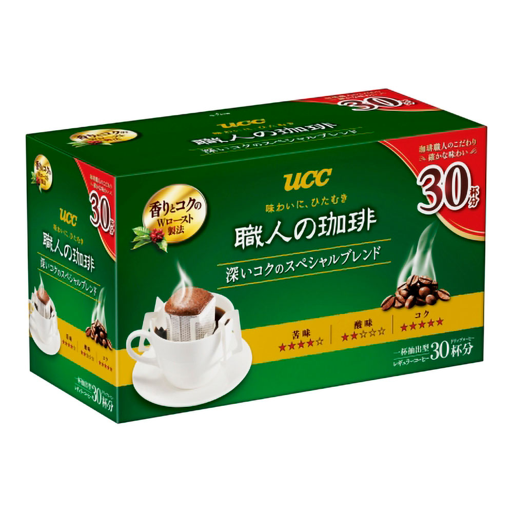 UCC 職人の珈琲 ドリップコーヒー 深いコクのスペシャルブレンド(30杯分)