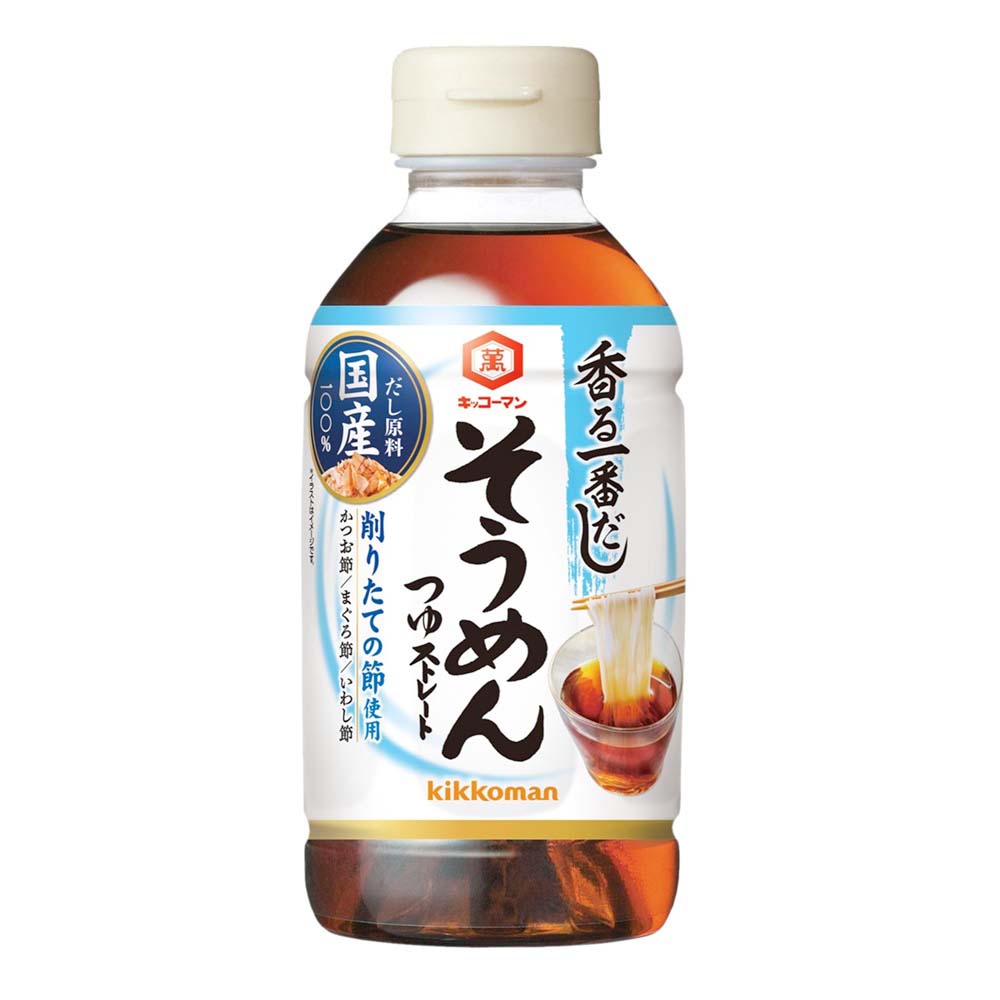 キッコーマン　香る一番だし　そうめんつゆストレート　300ｍｌ