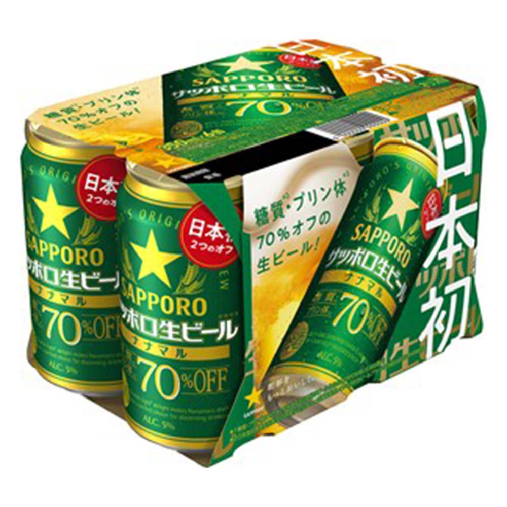 サッポロ　サッポロ生ビール　ナナマル　350×６缶