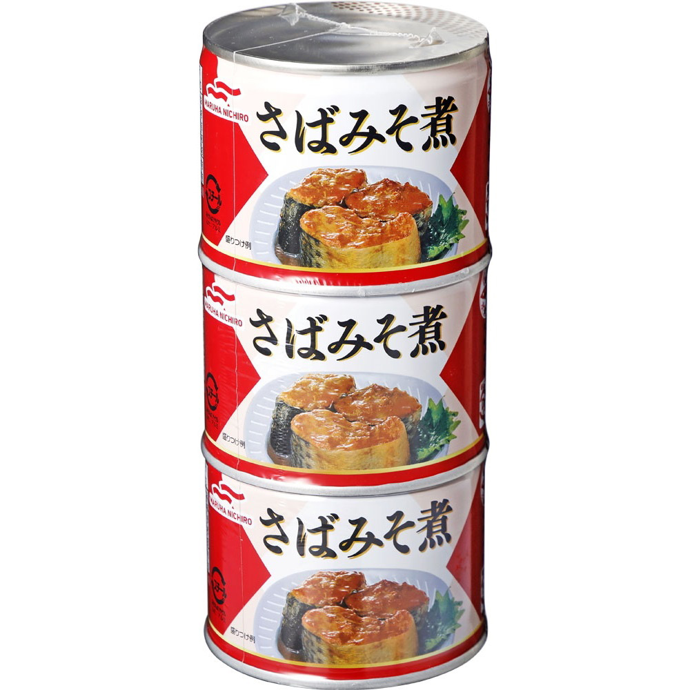 ゆめデリバリー | youme delivery - ゆめタウン公式ネットスーパーマルハニチロ さばみそ煮 190gx3缶パック: 粉類・乾物 ...