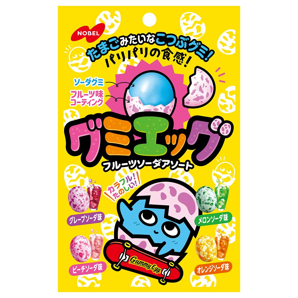 ノーベル　グミエッグ　フルーツソーダアソート　40ｇ