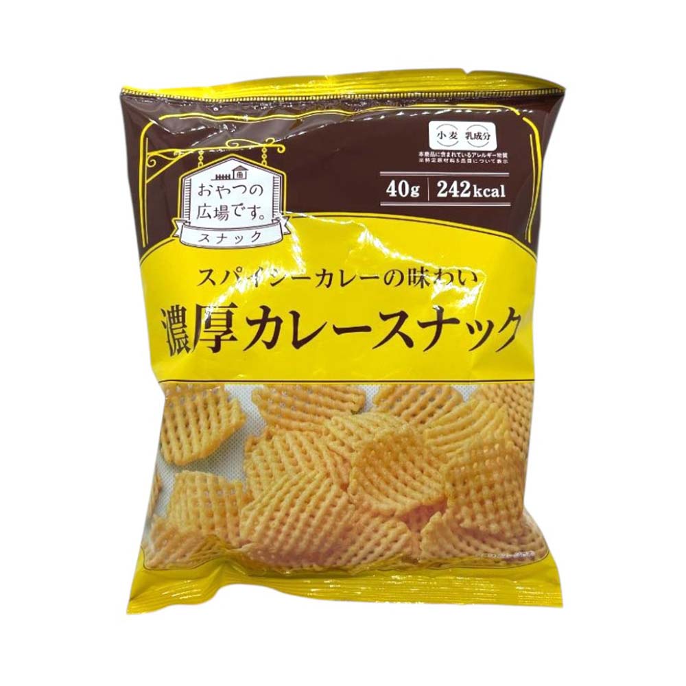 おやつの広場です。濃厚カレースナック　４０ｇ