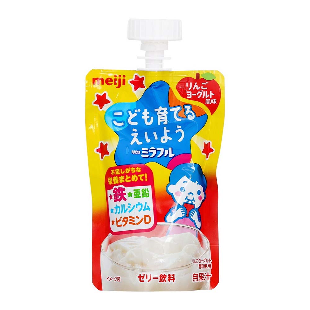 明治ミラフルゼリー　りんごヨーグルト風味　100ｇ