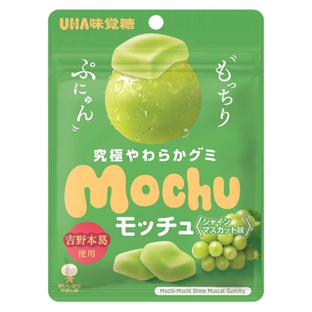 味覚糖　モッチュ　シャインマスカット味　45ｇ