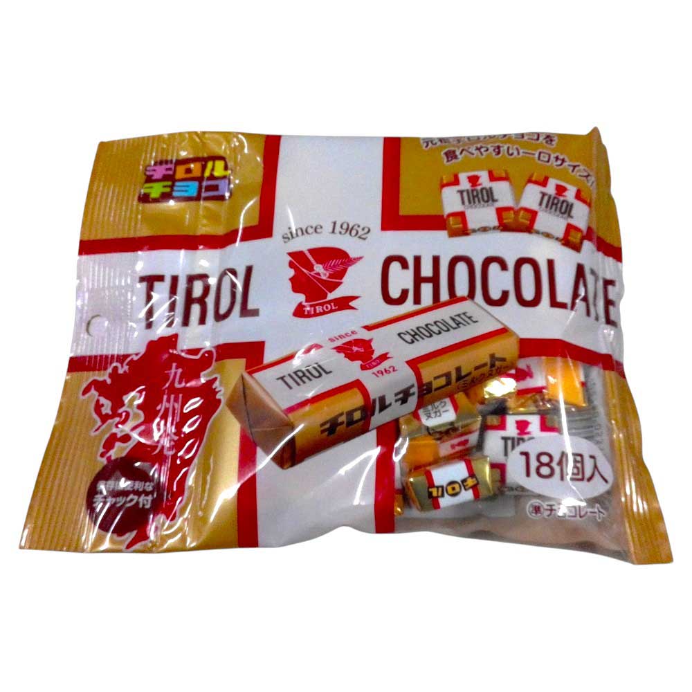 チロルチョコ　ミルクヌガーパック　18個入
