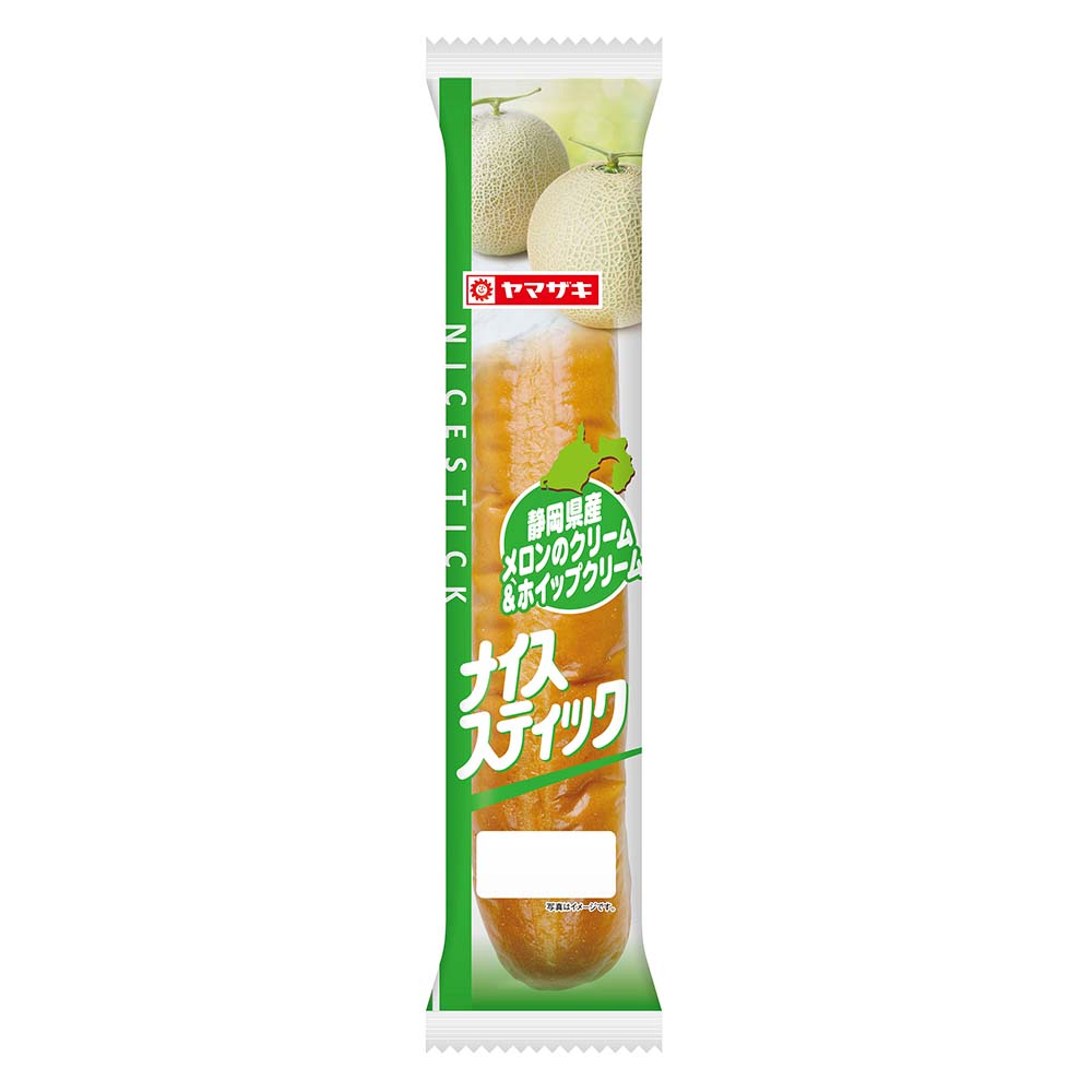 ヤマザキ　ナイススティック（静岡県産メロンのクリーム＆ホイップクリーム）