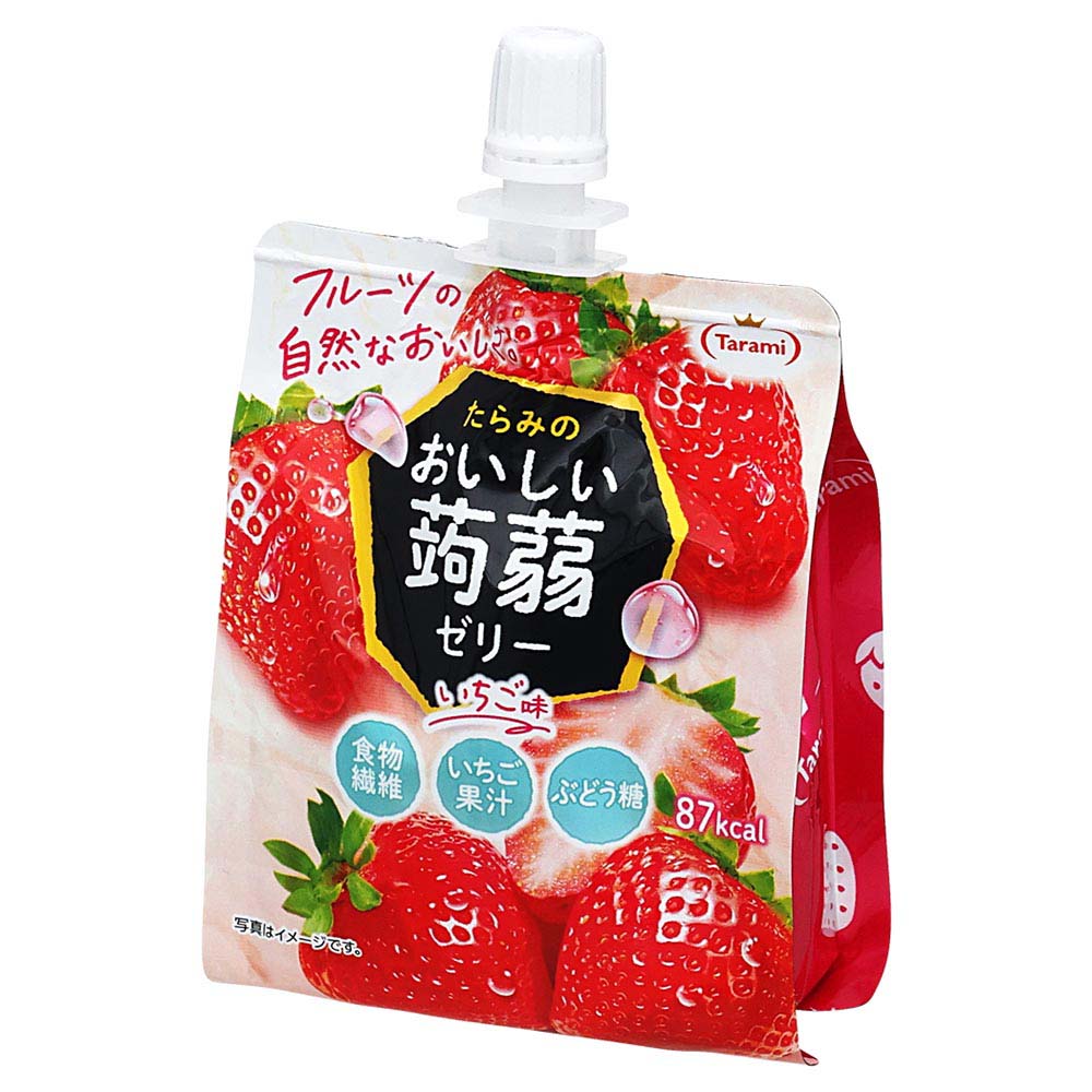 たらみ　おいしい蒟蒻ゼリー　いちご味　150g