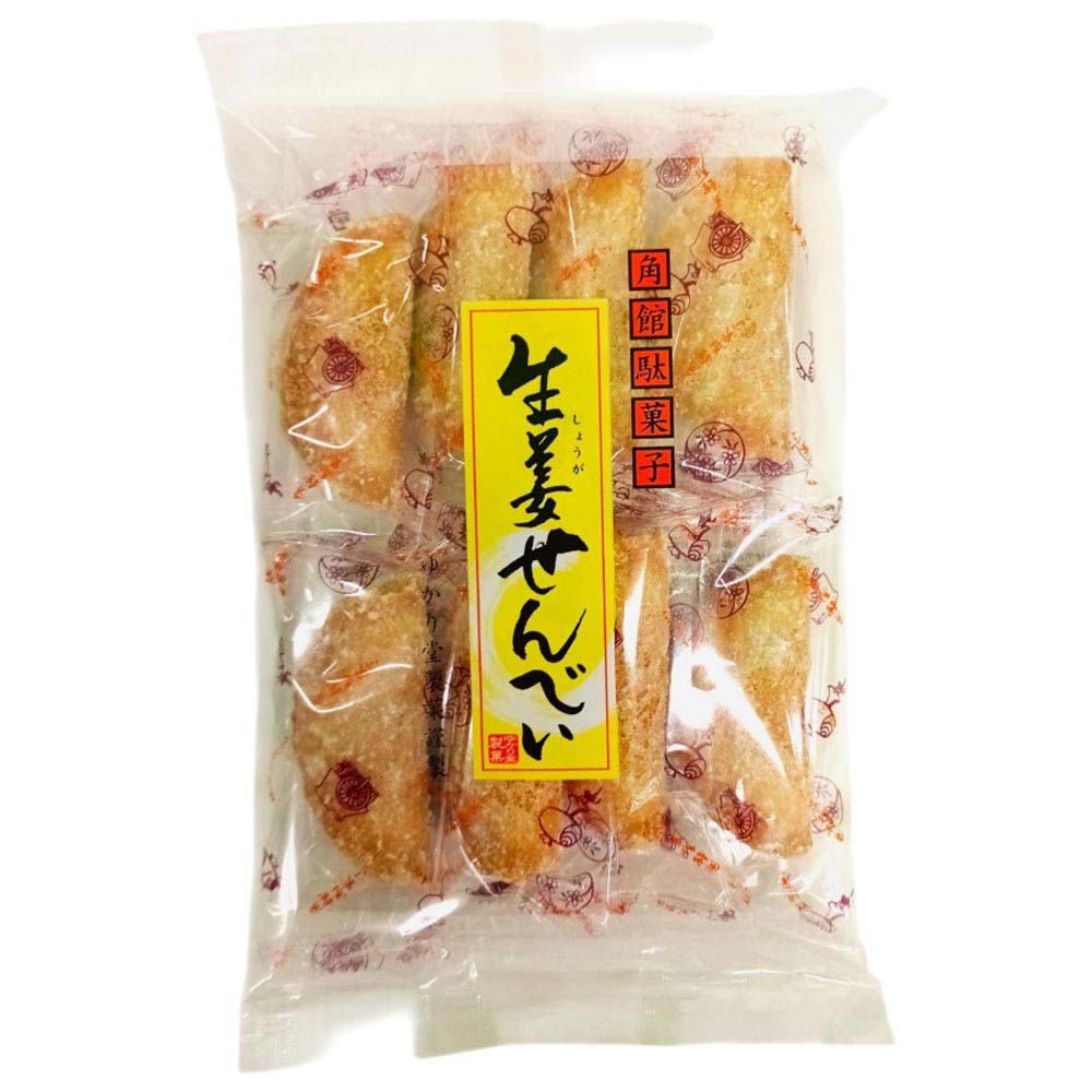 ゆかり堂　生姜せんべい　８枚入
