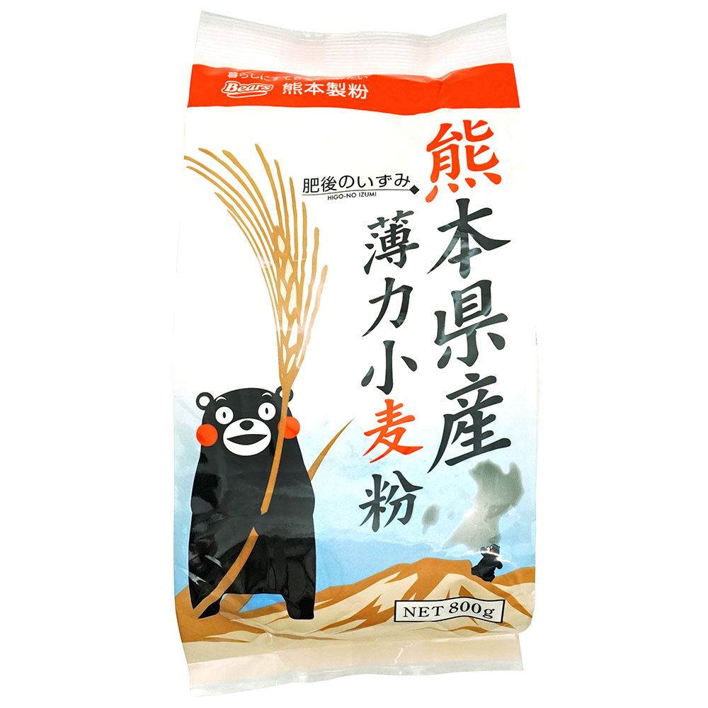 熊本製粉　肥後のいずみ　熊本県産薄力小麦粉　８００ｇ