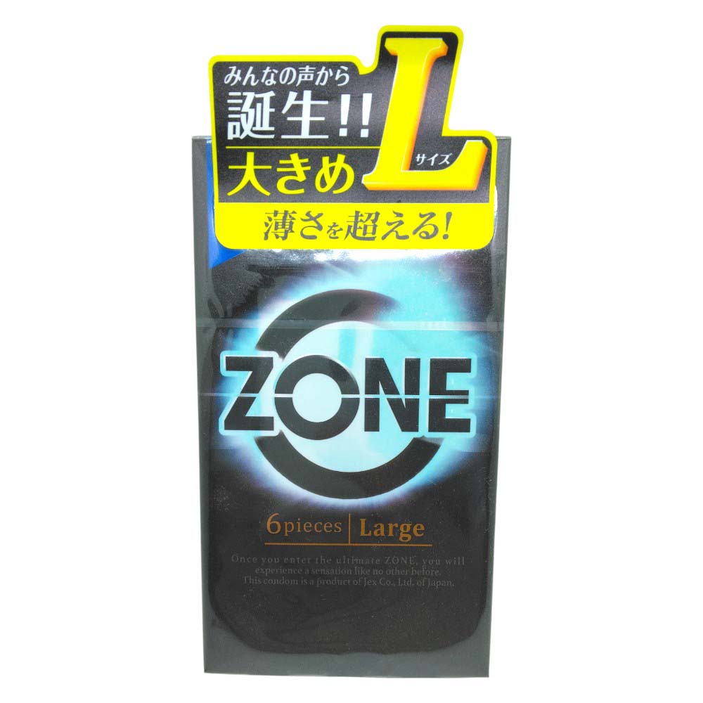 ジェクス　ZONE　コンドーム　ラージサイズ　6個入