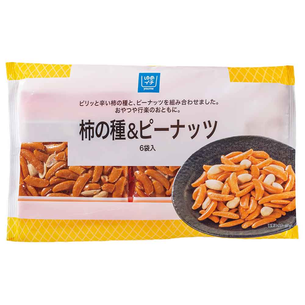 ゆめイチ　柿の種＆ピーナッツ　30ｇ×6袋入