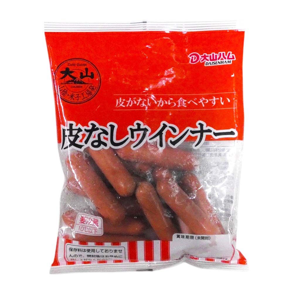 大山ハム　皮なしウインナー　144ｇ