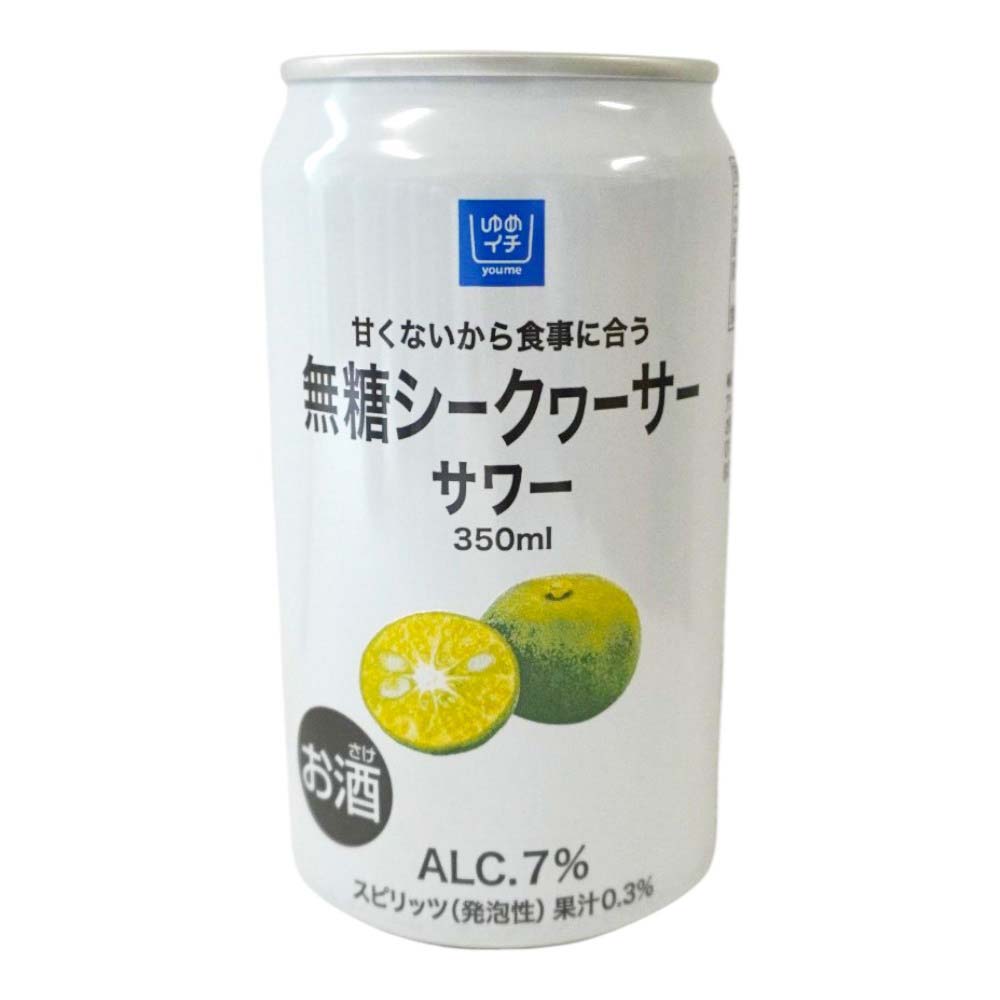 ゆめイチ　無糖シークヮーサーサワー　350ｍｌ