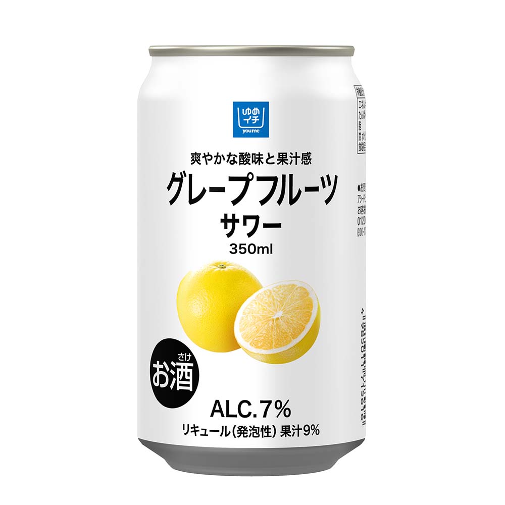 ゆめイチ　グレープフルーツサワー　350ｍｌ