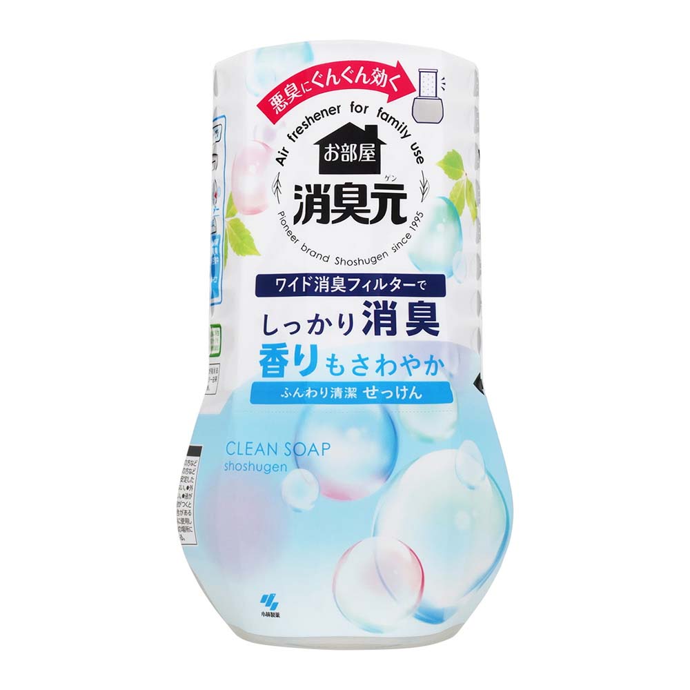 小林製薬　お部屋の消臭元　ふんわり清潔せっけん　400ｍｌ