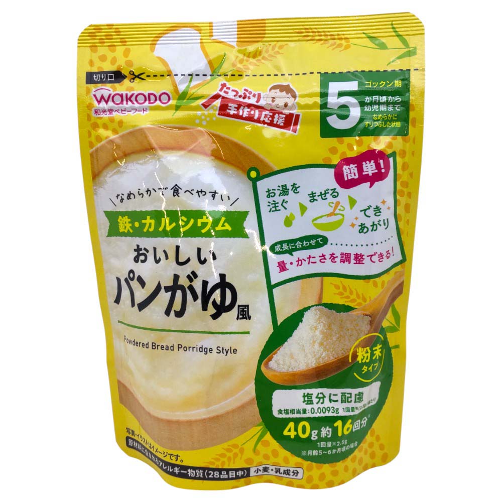 和光堂　たっぷり手作り応援　おいしいパンがゆ風　40ｇ