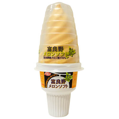 丸永製菓 富良野メロンソフト