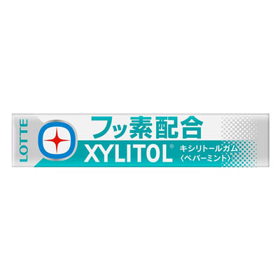 ロッテ キシリトールガム フッ素配合ペパーミント 14粒