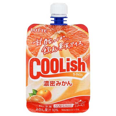 ロッテ　クーリッシュ　濃密みかん　135ml