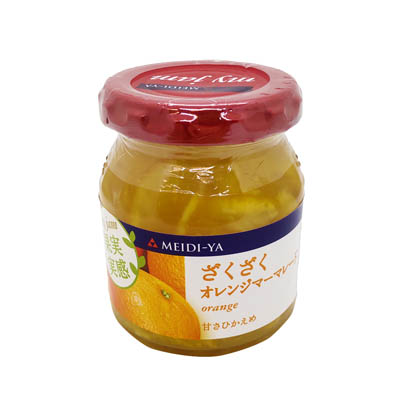 明治屋 果実実感ざくざくオレンジマーマレード 160g