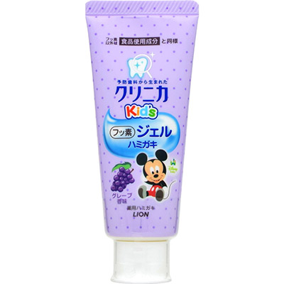 クリニカキッズ フッ素ジェルハミガキ グレープ香味 60g