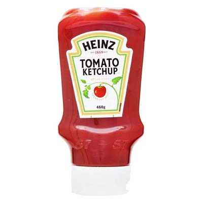 ハインツトマトケチャップ 逆さボトル
