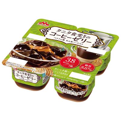 森永乳業 タニタ食堂監修のコーヒーゼリー ベトナム風れん乳ソース入り 60g×4個入