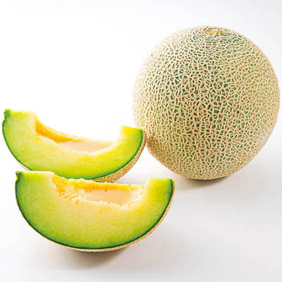 北海道産など国内産　青肉メロン　1玉