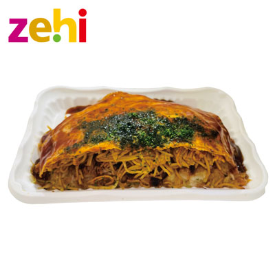 広島風お好み焼き(そば)ハーフ※いか天入り