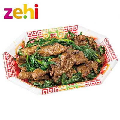 泉華園 牛レバニラ炒め