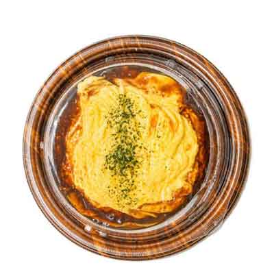 半熟卵のチキンオムライス（デミソース）大