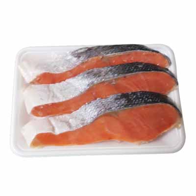 【グラム売】チリ産 久原醤油あごだし仕込み銀鮭（甘口）　約360ｇ