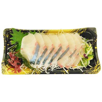 愛媛県産など　しまあじ造り（養殖）