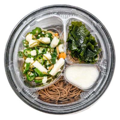よくばりネバネバ蕎麦