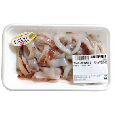 【グラム売】長崎県産など　いか輪切り 加熱用（解凍）　約170ｇ
