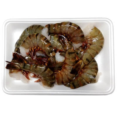 スリランカ産など　ブラックタイガー（特大）１５尾（養殖・解凍）