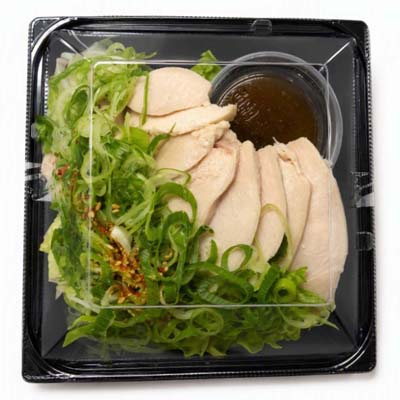柔らか蒸し鶏ねぎまみれ