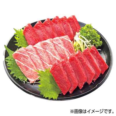 本まぐろ造り盛合せ（本まぐろ大とろ・本まぐろ赤身）〈養殖・解凍〉