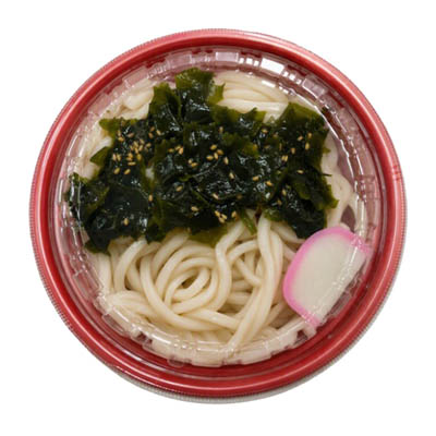 レンジ：わかめうどん