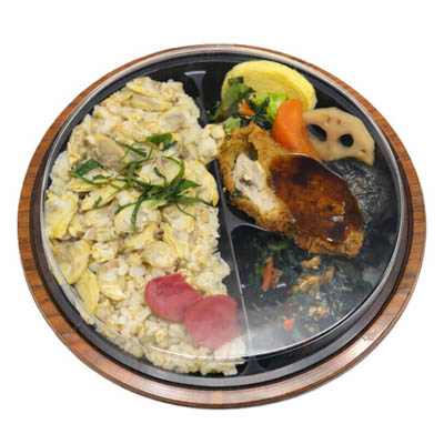 あふれるあさり炊き込みご飯弁当