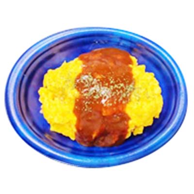 レンジでオムライス